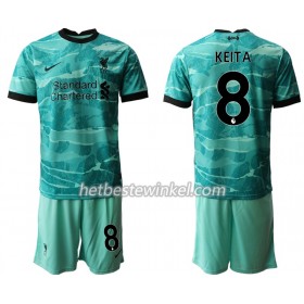 Liverpool Naby Keita 8 Voetbaltenues Kind Uit 2020/21 - SS (+ Korte broeken)